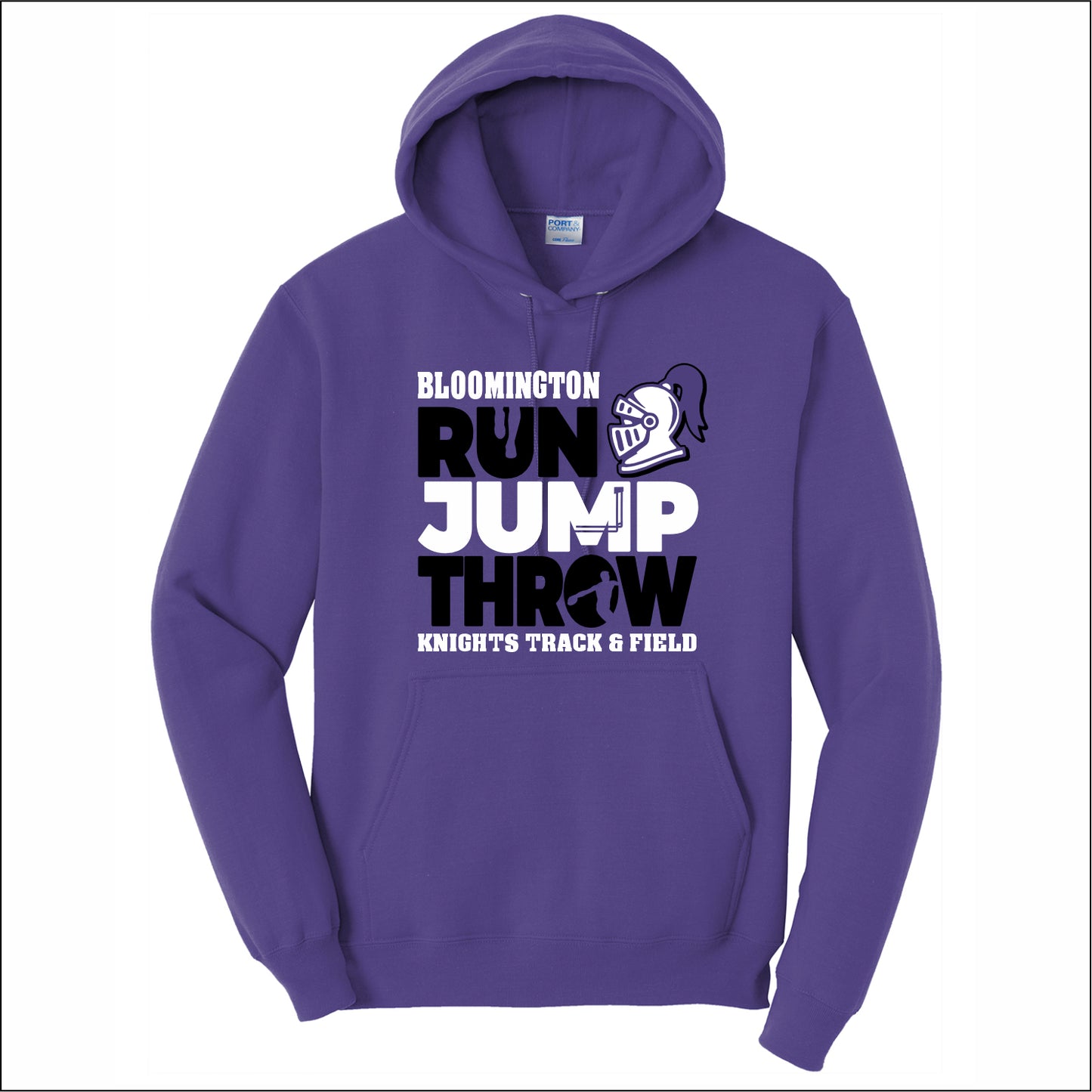 BJHS Track Hooded Sweatshirt - Design A