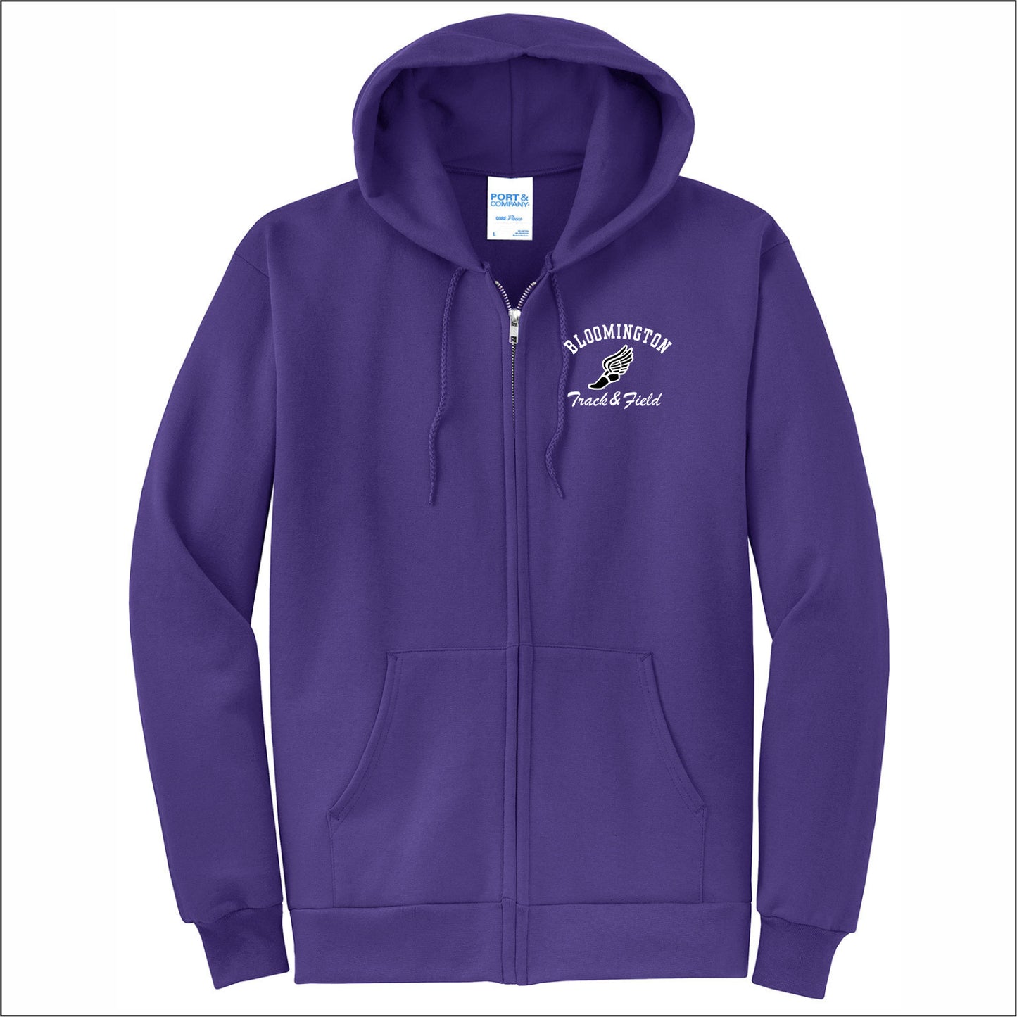 BJHS Track Full-Zip Hooded Sweatshirt