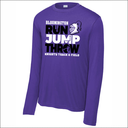 BJHS Track Performance Long Sleeve T-shirt - Design A