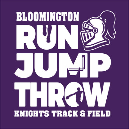 BJHS Track Short Sleeve T-shirt - Design A
