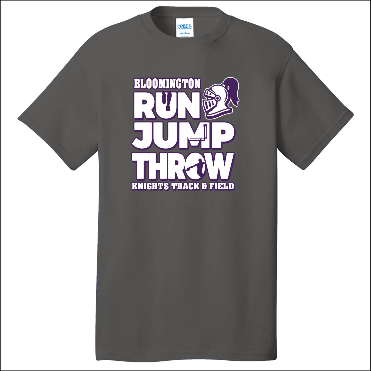 BJHS Track Short Sleeve T-shirt - Design A