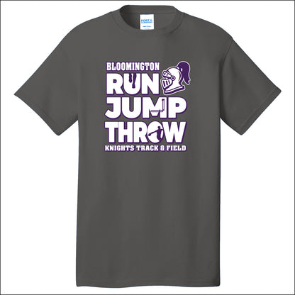 BJHS Track Short Sleeve T-shirt - Design A