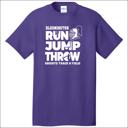 BJHS Track Short Sleeve T-shirt - Design A