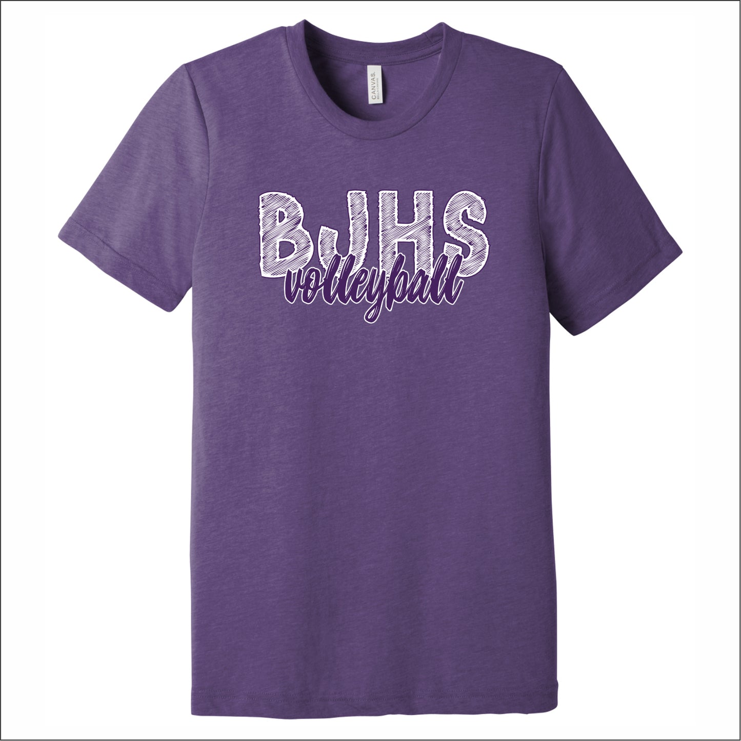 BJHS Volleyball Tri-blend T-shirt