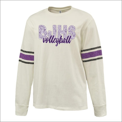 BJHS Volleyball Archive Heavyweight Long Sleeve T-shirt
