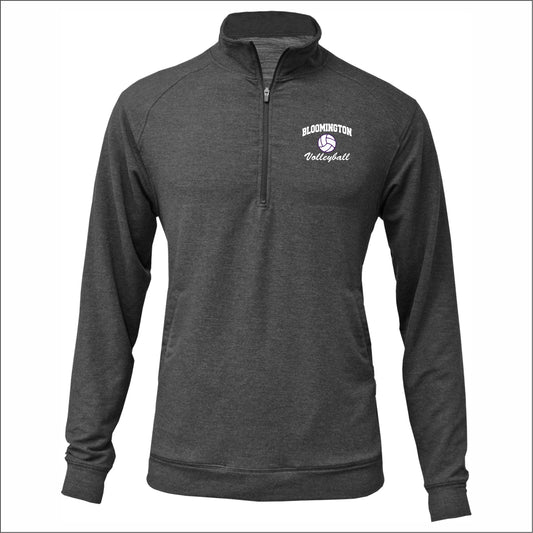 BJHS Volleyball 1/4 Zip Triblend