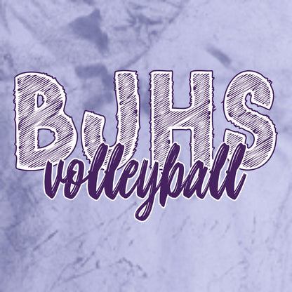 BJHS Volleyball Color Blast Short Sleeve T-shirt
