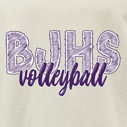 BJHS Volleyball Archive Heavyweight Long Sleeve T-shirt