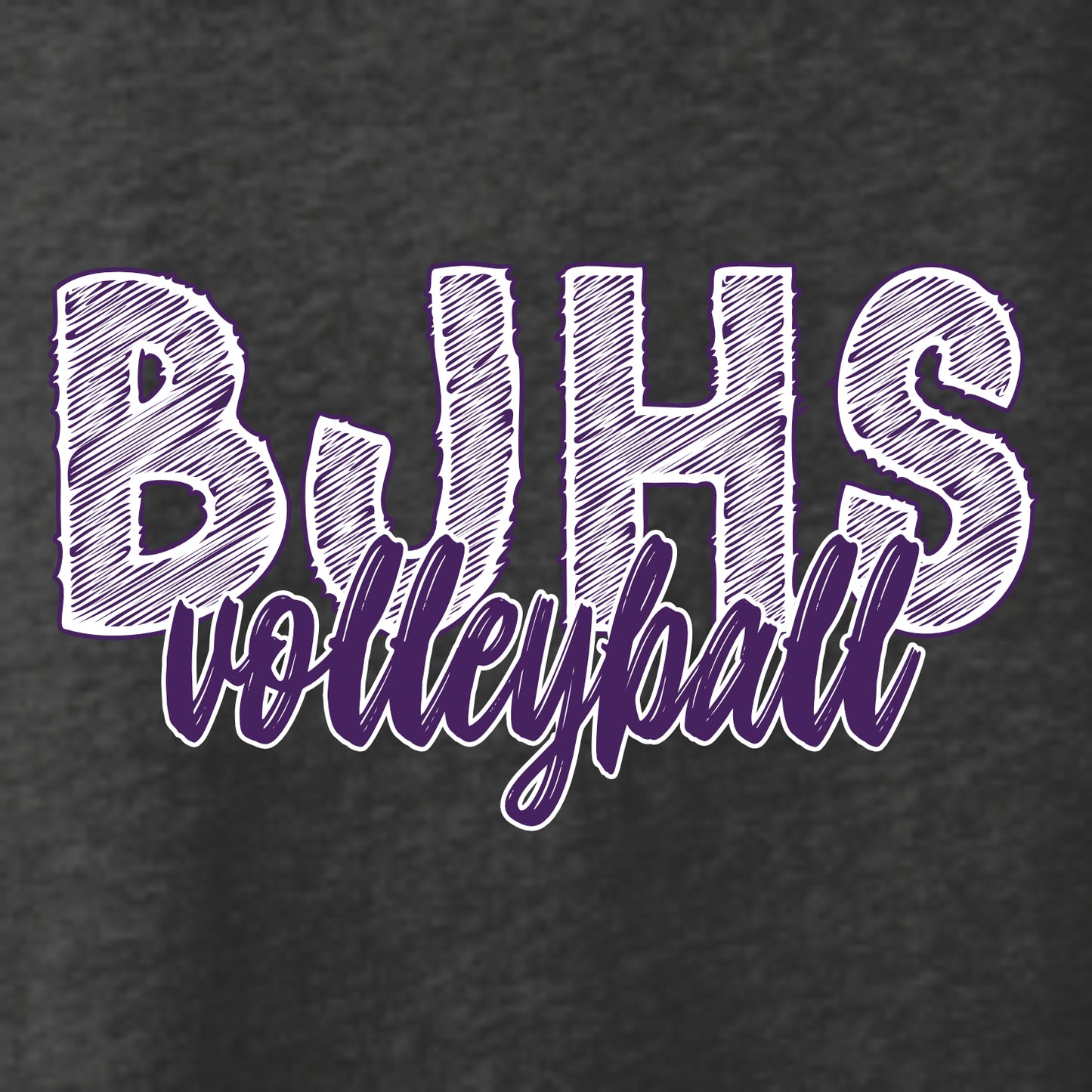 BJHS Volleyball Tri-blend T-shirt