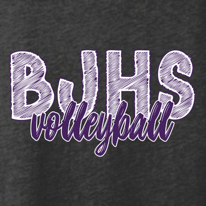 BJHS Volleyball Tri-blend T-shirt