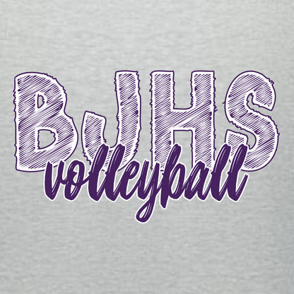 BJHS Volleyball Ladies Soft Sponge Crew