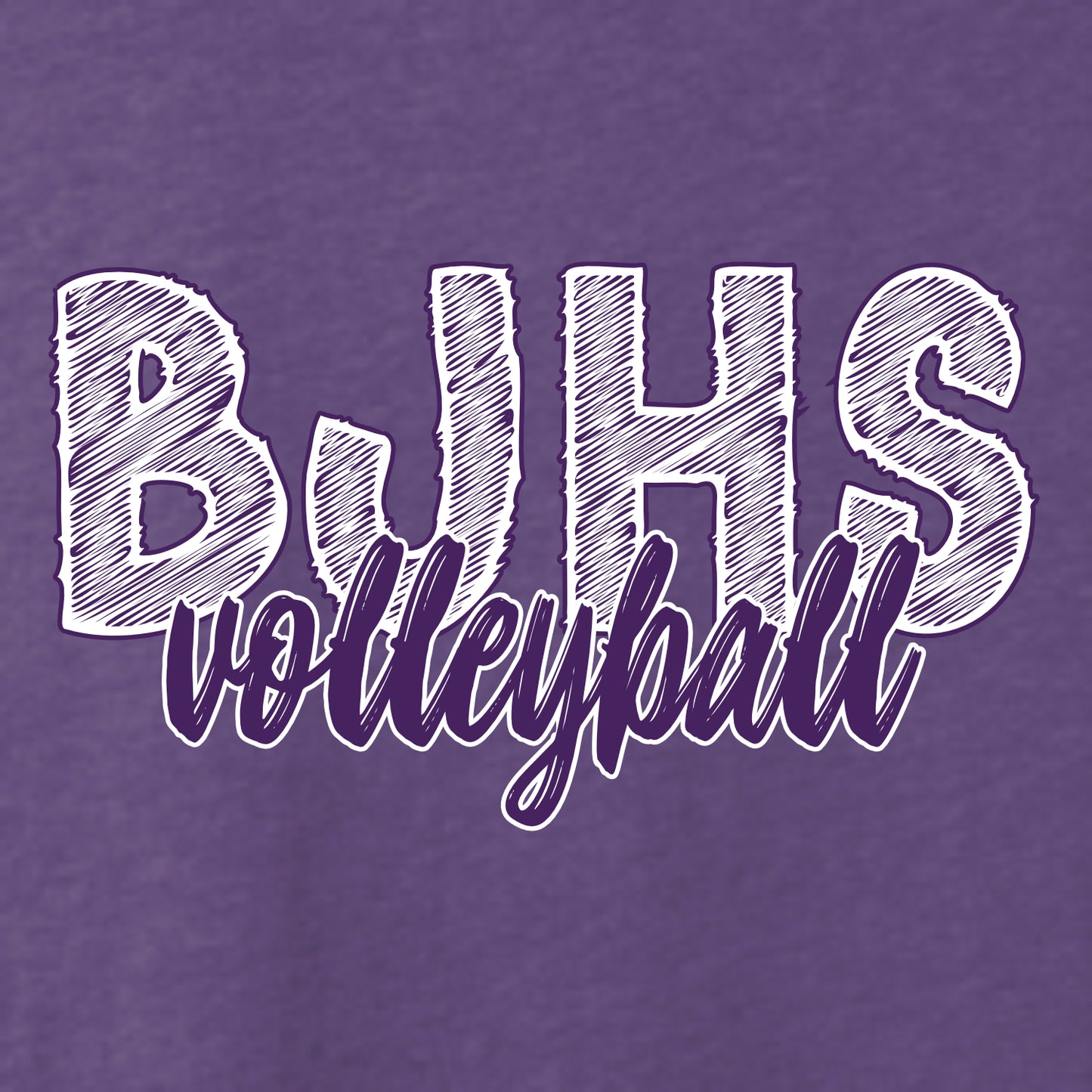 BJHS Volleyball Tri-blend T-shirt