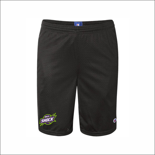 BNGSA Shock Champion Polyester Mesh 9" Shorts with Pockets