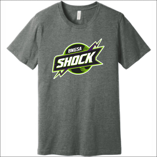 BNGSA Shock Heathered Soft Jersey Short Sleeve T-shirt - Design A