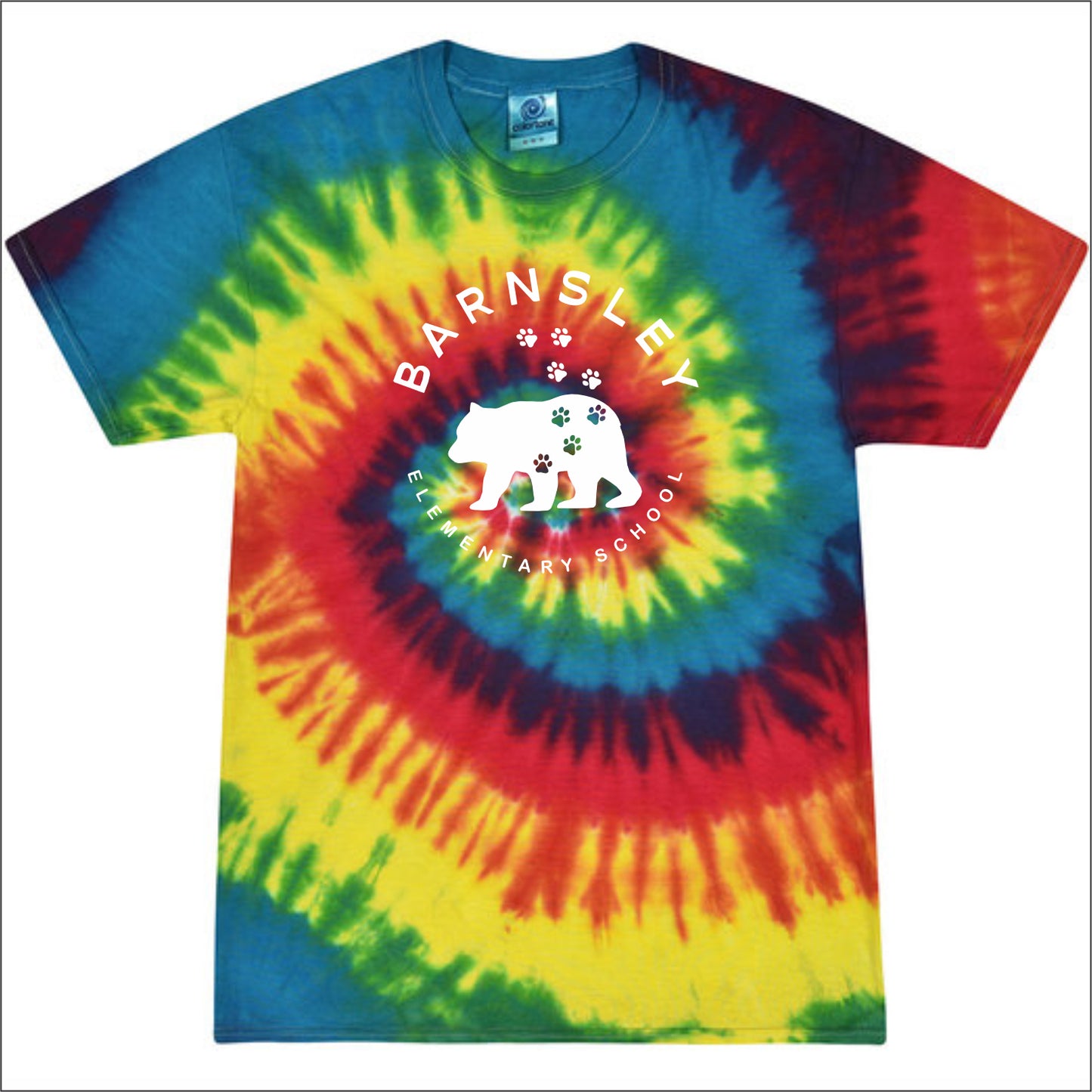 Barnsley Elementary Tie-Dye T-shirt - Des. B