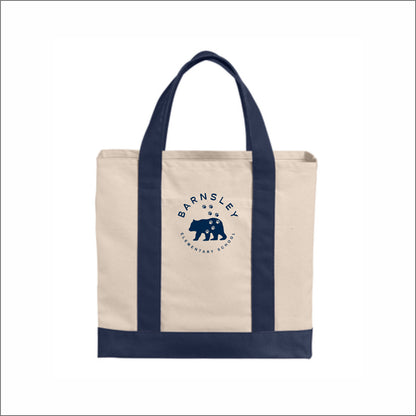 Barnsley Elementary Cotton Canvas Two-Tone Tote