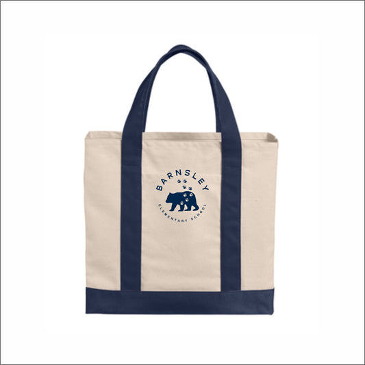 Barnsley Elementary Cotton Canvas Two-Tone Tote