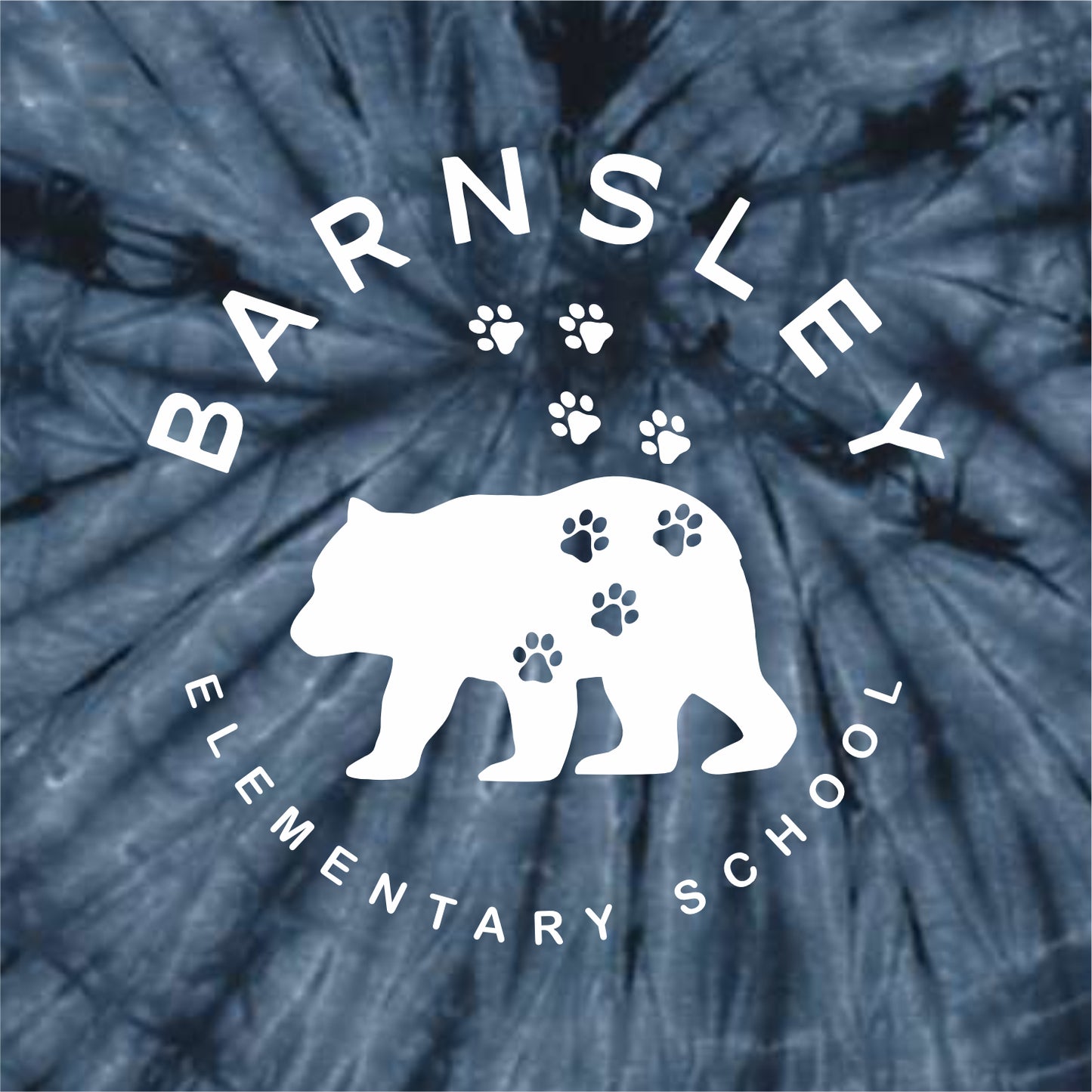 Barnsley Elementary Tie-Dye T-shirt - Des. B
