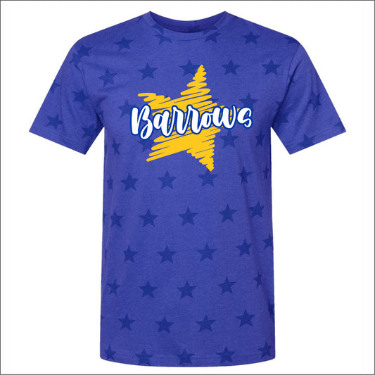 Barrows Elementary Star Print Tee