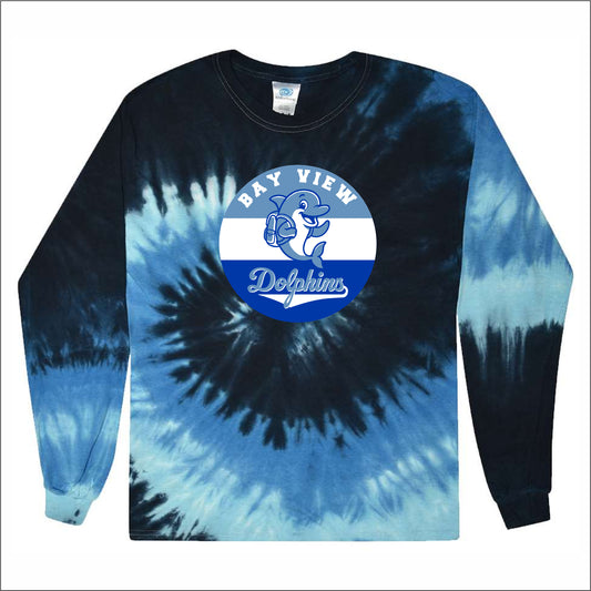 Bay View Elementary Tie-Dye Long Sleeve T-shirt