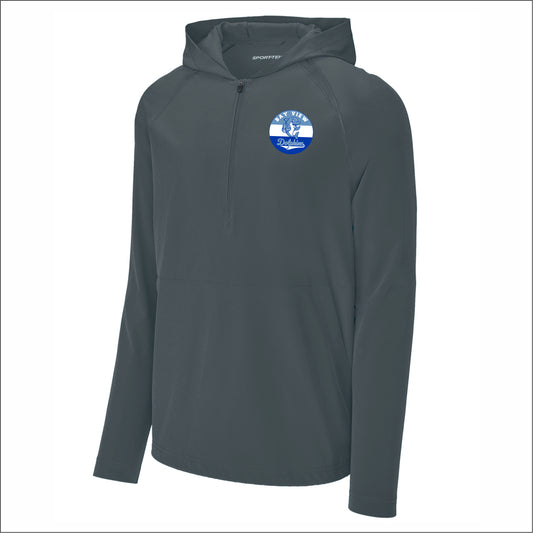 Bay View Elementary Repeat 1/2-Zip Hooded Jacket