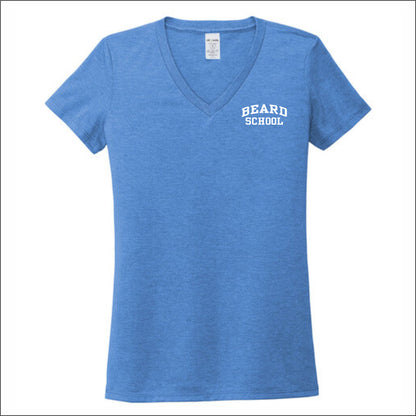 Beard School Allmade Sustainable Ladies V-Neck Tee - EMB