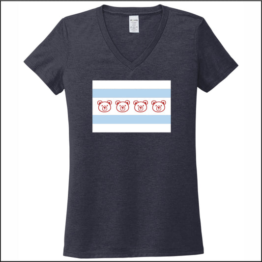 Beard School Allmade Sustainable Ladies V-Neck Tee