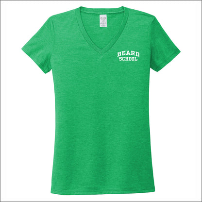Beard School Allmade Sustainable Ladies V-Neck Tee - EMB