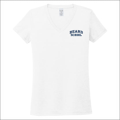 Beard School Allmade Sustainable Ladies V-Neck Tee - EMB