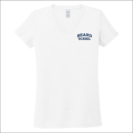 Beard School Allmade Sustainable Ladies V-Neck Tee - EMB