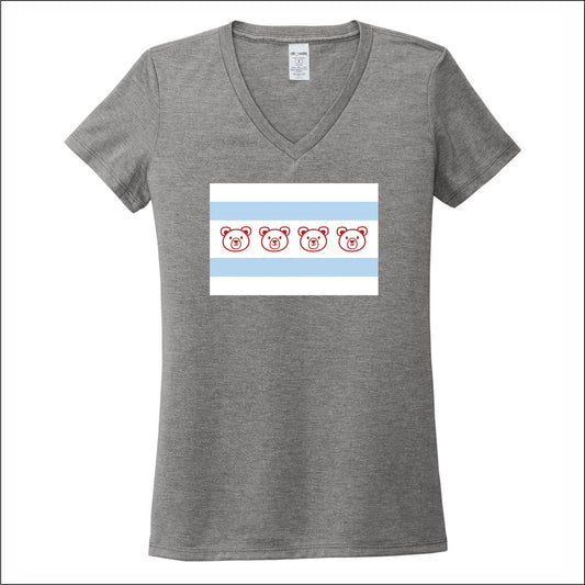Beard School Allmade Sustainable Ladies V-Neck Tee