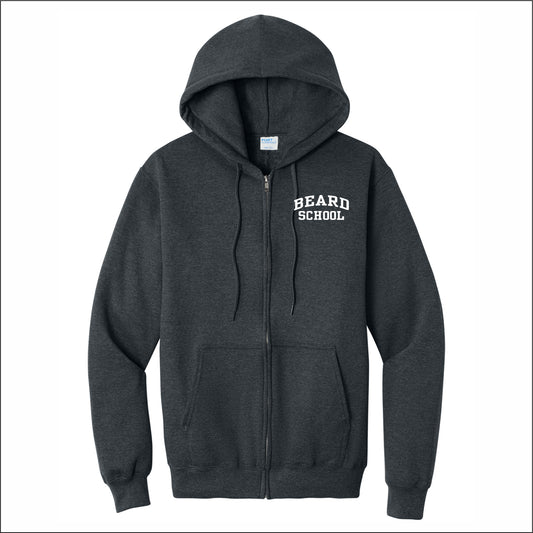 Beard School Full-Zip Hooded Sweatshirt