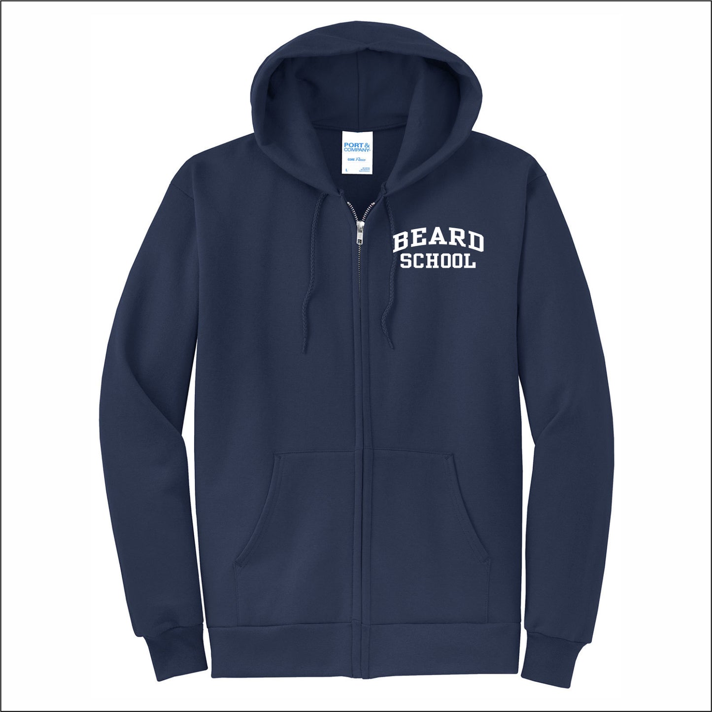 Beard School Full-Zip Hooded Sweatshirt