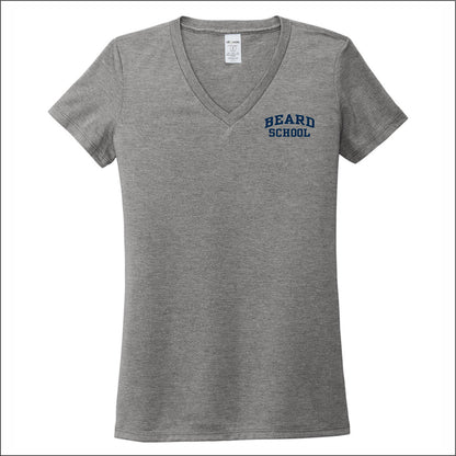 Beard School Allmade Sustainable Ladies V-Neck Tee - EMB