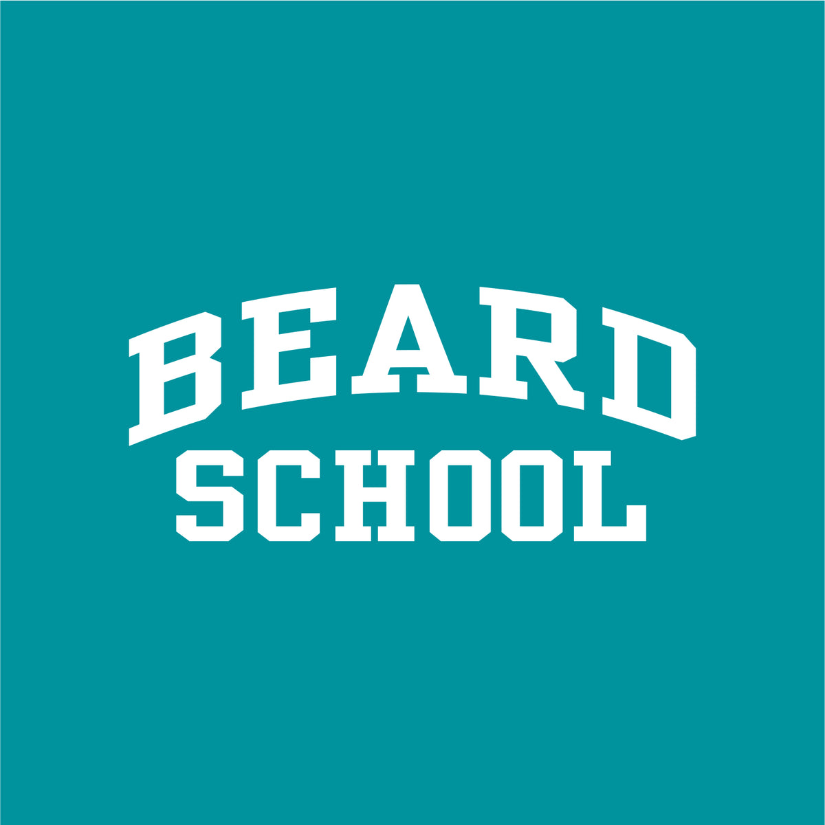 Beard School Short Sleeve T-shirt - EMB