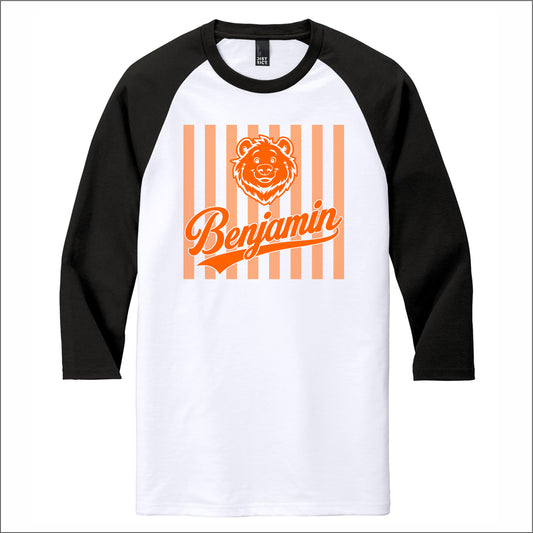 Benjamin Staff Tri-Blend 3/4 Sleeve Raglan Tee