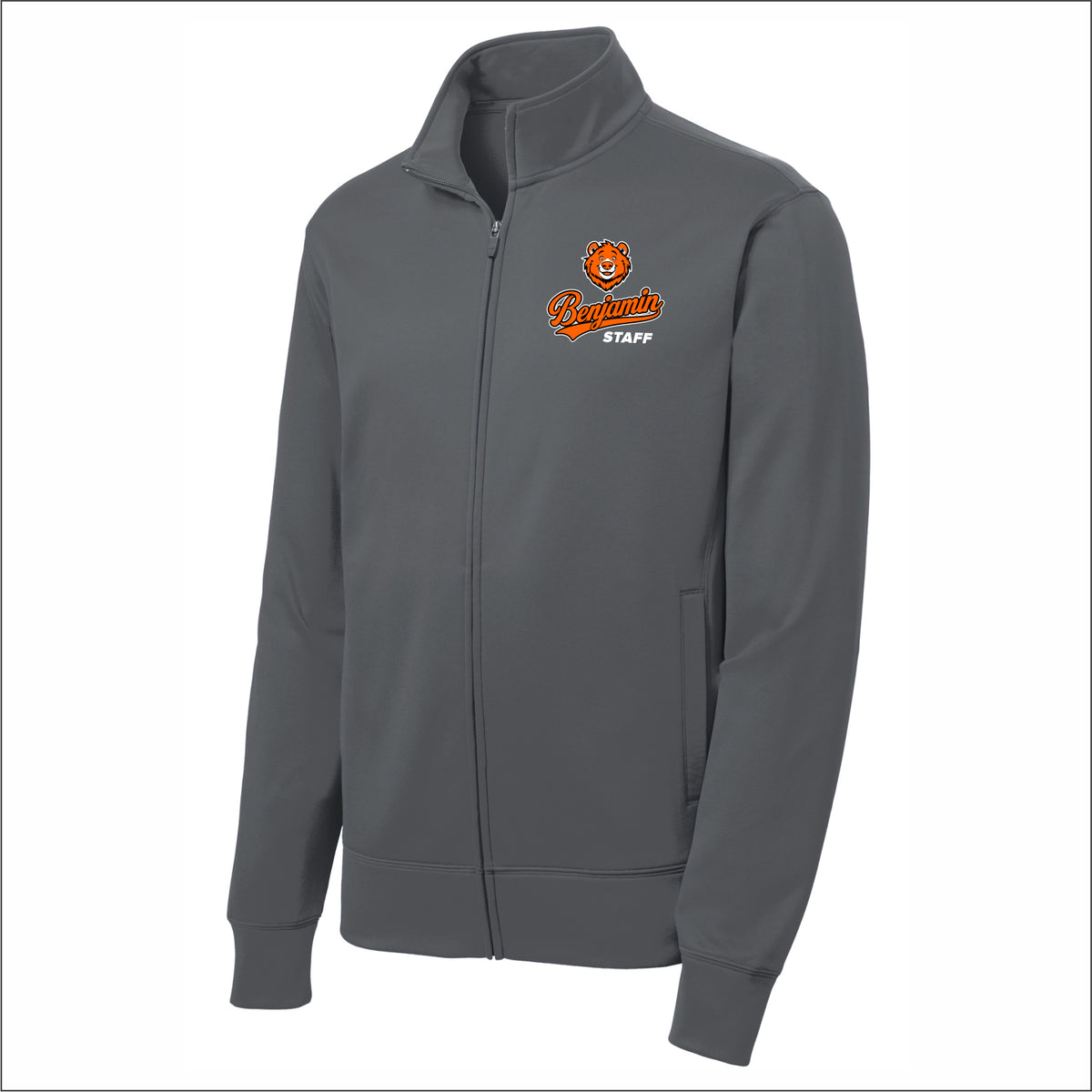 Benjamin Staff Sport-Wick Fleece Full-Zip Jacket