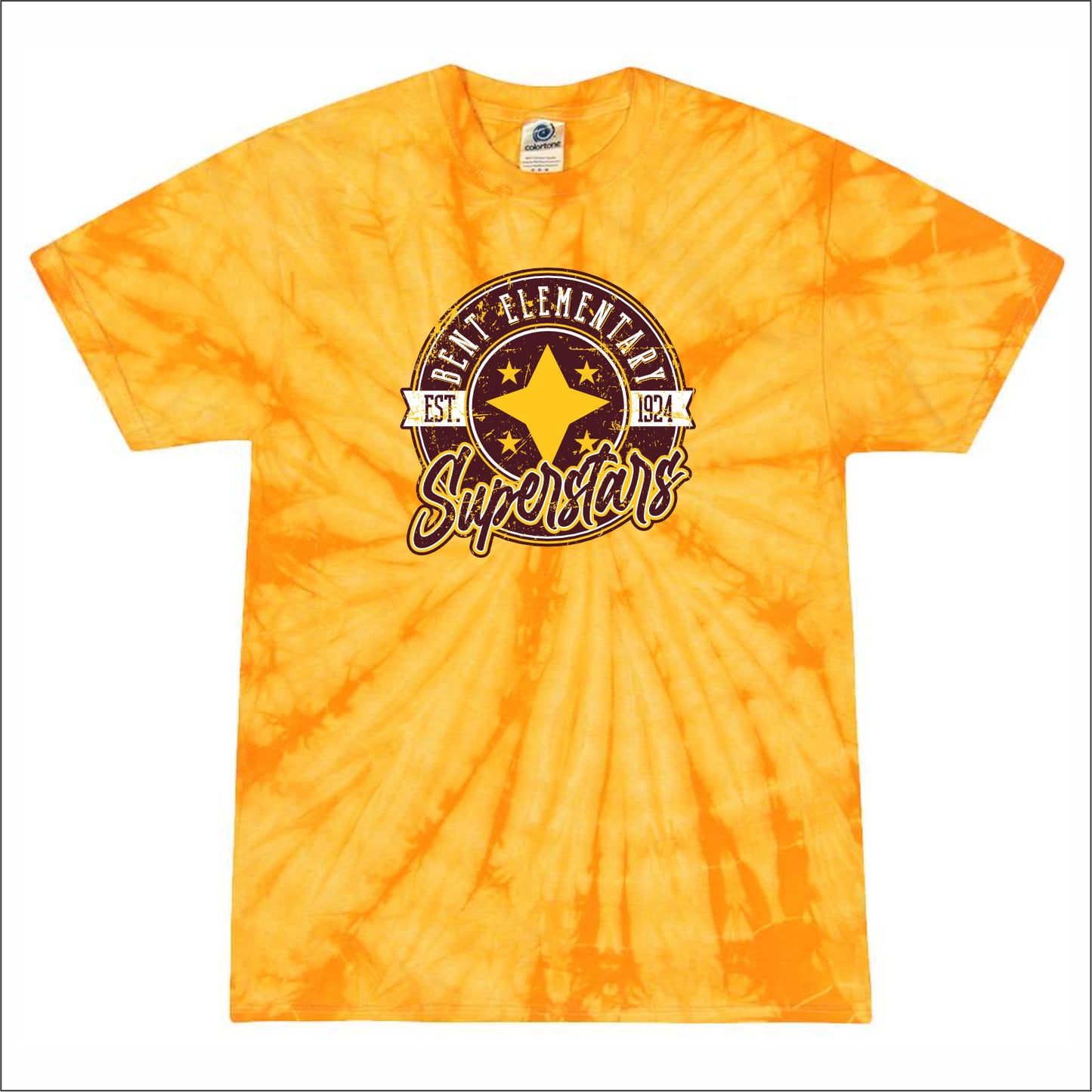 Bent Elementary Tie-Dye T-shirt - Des. B