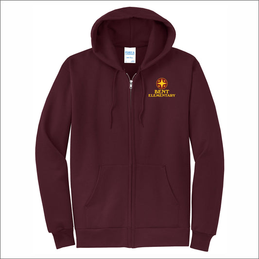 Bent Elementary Full-Zip Hooded Sweatshirt