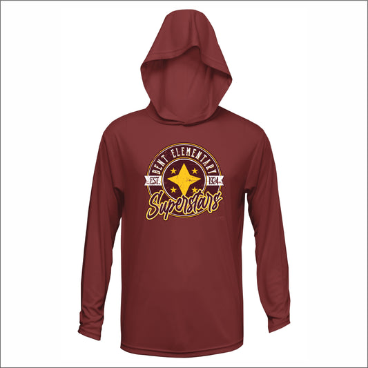 Bent Elementary Performance Hooded Long Sleeve T