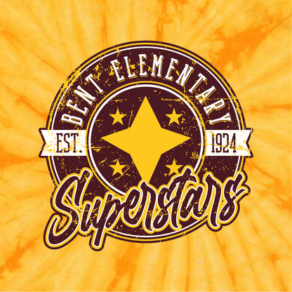 Bent Elementary Tie-Dye T-shirt - Des. B