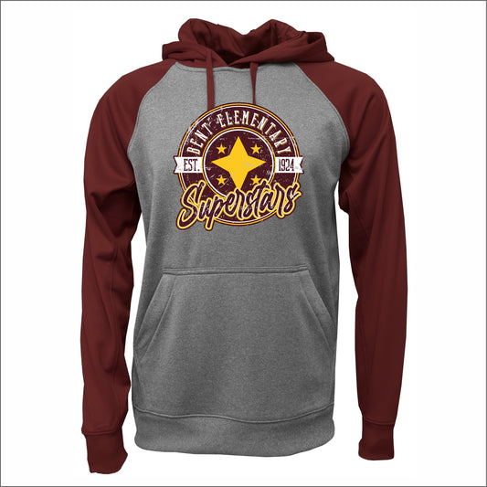 Bent Elementary Performance Raglan Colorblock Hoodie