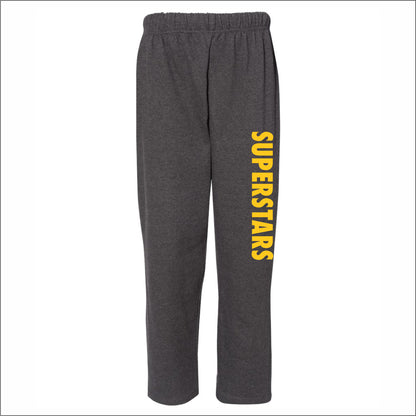 Bent Elementary Open Bottom Sweatpants w/pockets