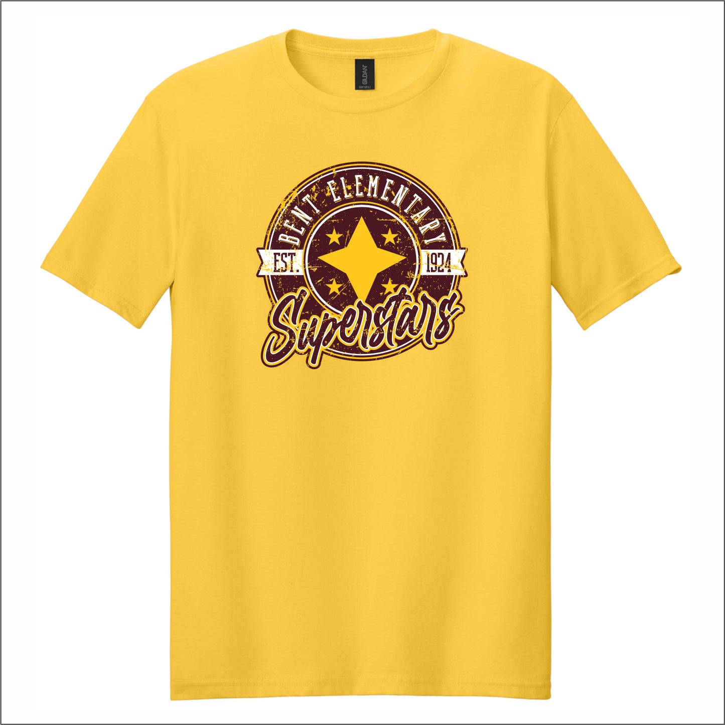 Bent Elementary Gildan Softstyle Short Sleeve T-shirt