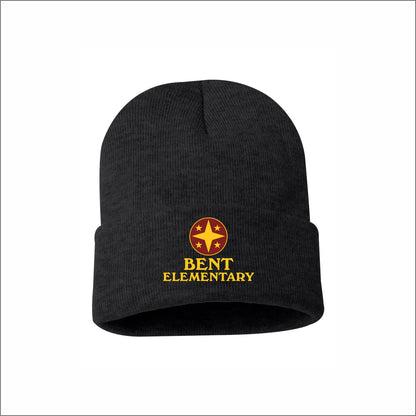 Bent Elementary Knit Cuffed Beanie