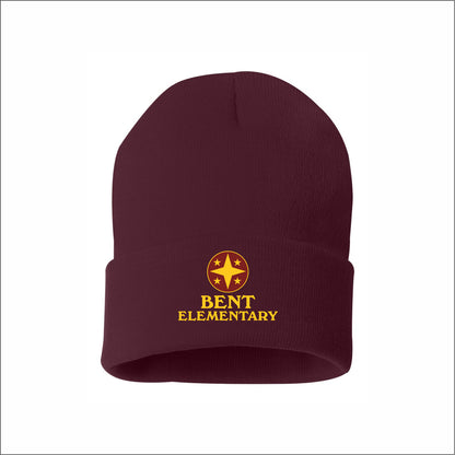 Bent Elementary Knit Cuffed Beanie