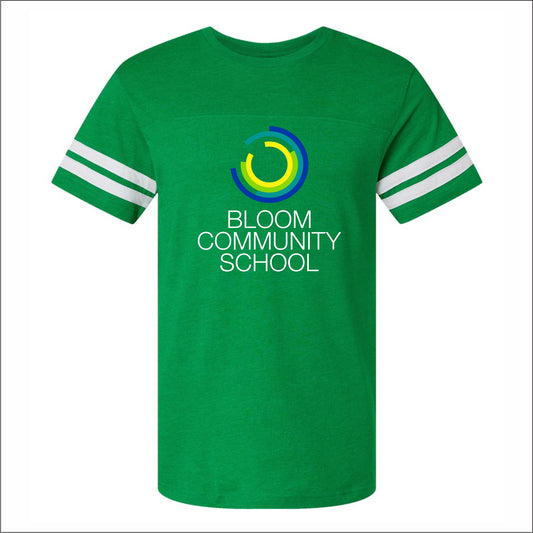 Bloom Community School Vintage Football T-shirt