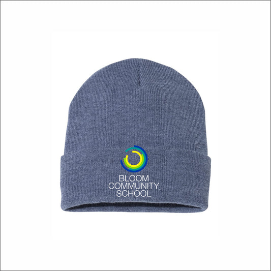 Bloom Community School Knit Cuffed Beanie