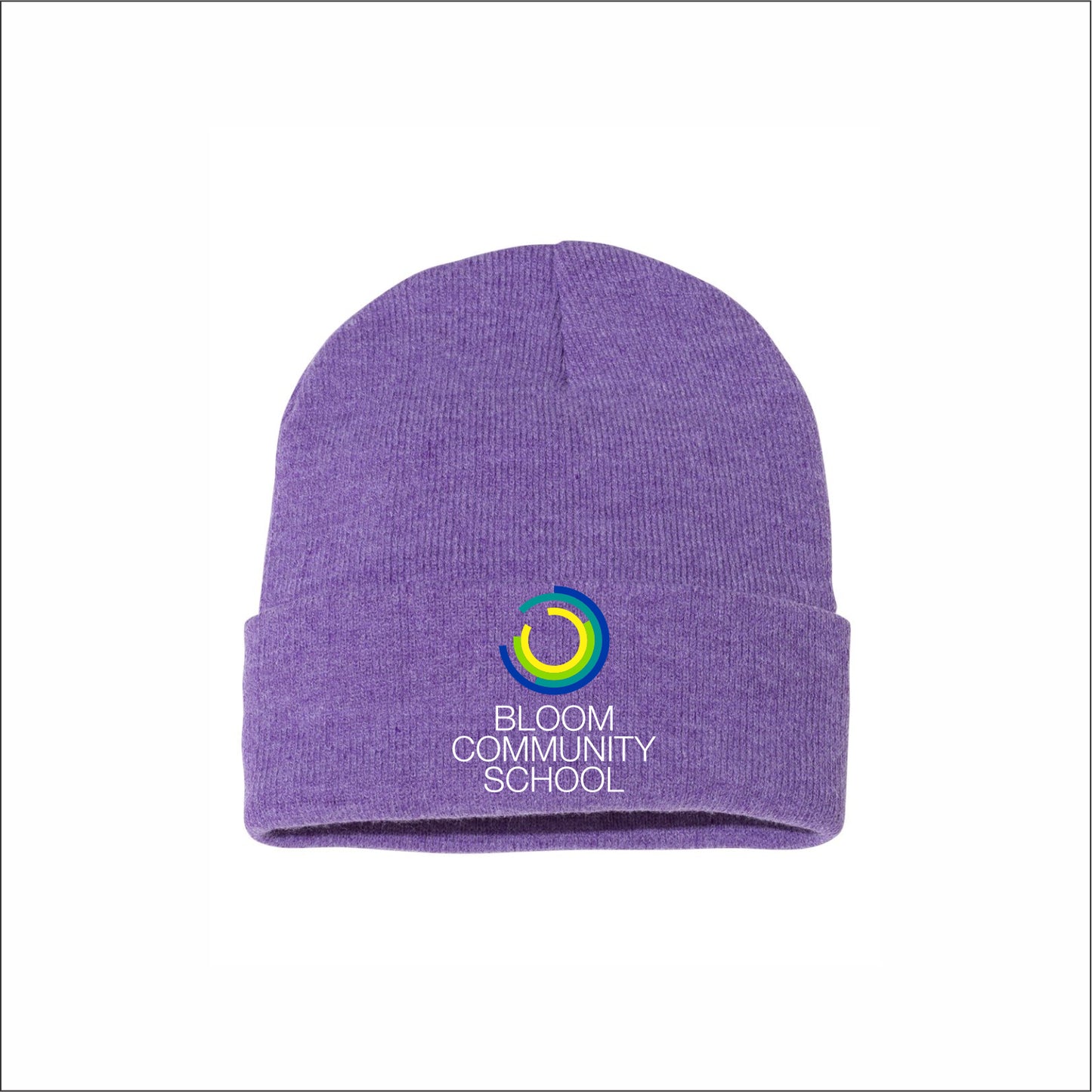 Bloom Community School Knit Cuffed Beanie
