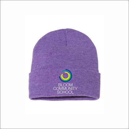 Bloom Community School Knit Cuffed Beanie